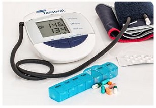 Tensiómetro para medir la tensión arterial